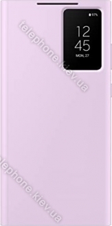 Samsung Smart View wallet case for Galaxy S23 Ultra Lavender 