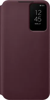 Samsung Smart clear View Cover для Galaxy S22+ Burgundy