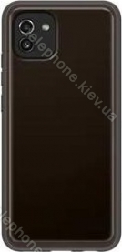 Samsung Soft clear Cover for Galaxy A03 black 