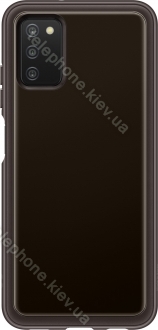 Samsung Soft clear Cover for Galaxy A03s black 