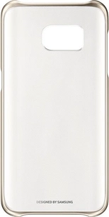 Samsung clear Cover для Galaxy S7 gold