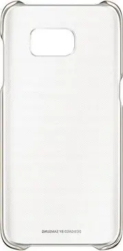 Samsung clear Cover for Galaxy S7 Edge gold