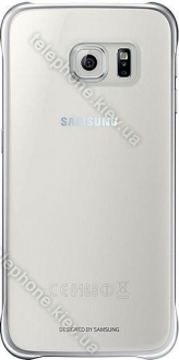 Samsung clear Cover for Galaxy S6 silver 