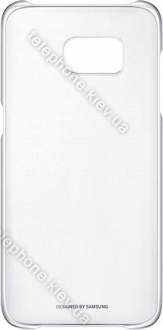 Samsung clear Cover for Galaxy S7 Edge silver 