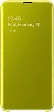 Samsung clear View Cover for Galaxy S10e yellow