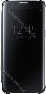 Samsung clear View Cover for Galaxy S7 Edge black 