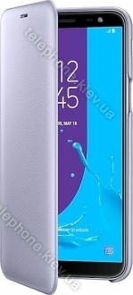 Samsung wallet Cover for Galaxy J6 (2018) lavender 