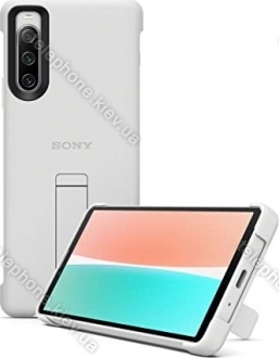 Sony stylish sleeve with pedestal for Xperia 10 IV white 