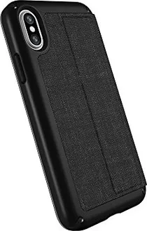 Speck Presidio Folio для Apple iPhone XS/X heathered black/slate grey