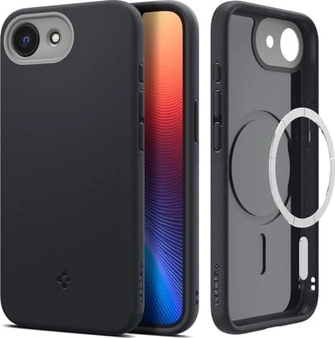Spigen Nano Pop (MagFit) для Apple iPhone 16e черный Sesame