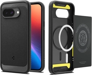 Spigen Rugged Armor (MagFit) для Google Pixel 9a Matte черный