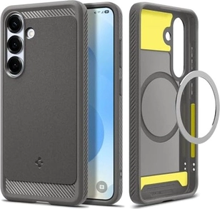 Spigen Rugged Armor (MagFit) для Samsung Galaxy S25 Marble серый