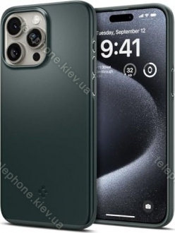 Spigen Thin Fit for Apple iPhone 15 Pro Abyss Green 