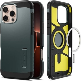 Spigen Tough Armor AI (MagFit) для Apple iPhone 16 Pro Abyss зеленый