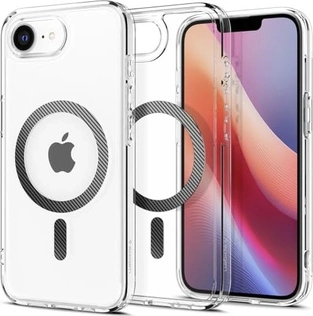 Spigen Ultra hybrid (MagFit) для Apple iPhone 16e carbon Fiber