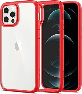 Spigen Ultra hybrid для Apple iPhone 12 Pro/iPhone 12 red