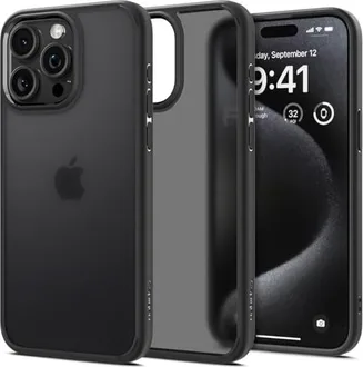 Spigen Ultra hybrid mat для Apple iPhone 15 Pro Max frost Black