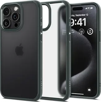 Spigen Ultra hybrid mat для Apple iPhone 15 Pro frost Green