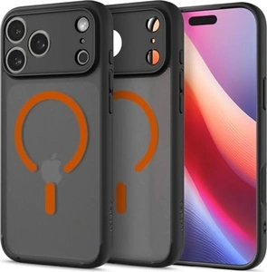 Spigen Ultra hybrid (MagFit) для Apple iPhone 17 Pro frost черный оранжевый