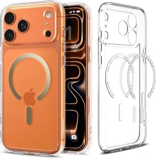 Spigen Ultra hybrid (MagFit) для Apple iPhone 17 Pro Max clear золотой