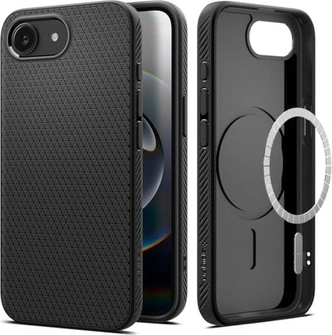 Spigen liquid Air (MagFit) для Apple iPhone 16e Matte черный