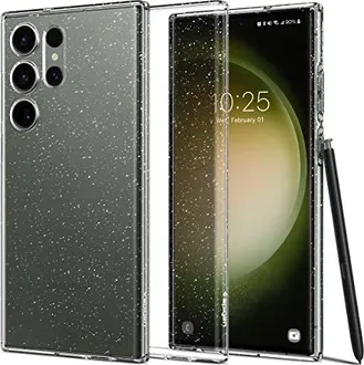 Spigen liquid Crystal Glitter для Samsung Galaxy S23 Ultra Crystal clear