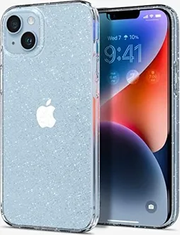 Spigen liquid Crystal Glitter для Apple iPhone 14 Plus Crystal quartz