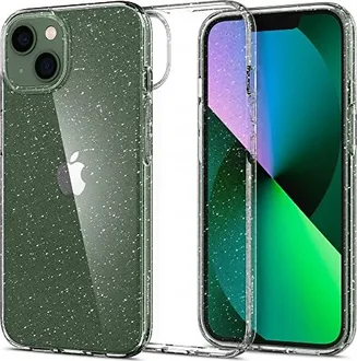 Spigen liquid Crystal Glitter для Apple iPhone 13 Crystal quartz