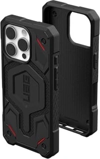 UAG Monarch Pro Kevlar case with MagSafe для Apple iPhone 16 Pro Kevlar черный