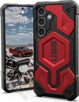 UAG Monarch case for Samsung Galaxy S24 Crimson 