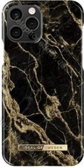 iDeal of Sweden Fashion case golden Smoke Marble for Apple iPhone 12/12 Pro 