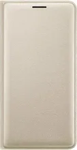 Samsung Flip wallet для Galaxy J3 gold