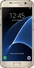 Samsung clear Cover для Galaxy S7 gold