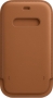 Apple iPhone 12/12 Pro Leather Sleeve with MagSafe Saddle Brown 