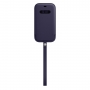 Apple iPhone 12/12 Pro Leather Sleeve with MagSafe Deep Violet 