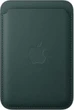 Apple iPhone Feingewebe wallet with MagSafe dark green