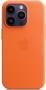 Apple leather case with MagSafe for iPhone 14 Pro orange 