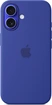 Apple silicone case with MagSafe для iPhone 16 ultramarine