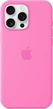 Apple silicone case with MagSafe для iPhone 16 Pro Max peony