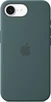 Apple silicone case для iPhone 16e sea green