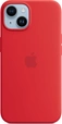 Apple silicone case with MagSafe для iPhone 14 (PRODUCT)красный