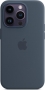 Apple silicone case with MagSafe for iPhone 14 Pro sturmblau 