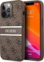 Guess Hard Cover 4G Printed Stripe for Apple iPhone 13 Pro brown (GUHCP13L4GDBR)