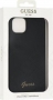 Guess liquid Silicone Metal Logo case for Apple iPhone 14 Plus black (GUHCP14MSLSMK)