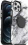 Otterbox otter + Pop Symmetry for Apple iPhone 12/12 Pro white marble graphic (77-65438)