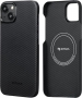 Pitaka MagEZ case 4 Twill for Apple iPhone 15 Plus black/grey (KI1501MA)