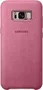 Samsung EF-XG955AP Alcantara Cover для Galaxy S8+ pink