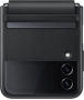 Samsung Flap Leather Cover for Galaxy Z Flip 4 black (EF-VF721LBEGWW)