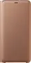 Samsung Flip wallet для Galaxy A7 (2018) gold