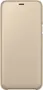 Samsung Flip wallet для Galaxy A6+ (2018) gold